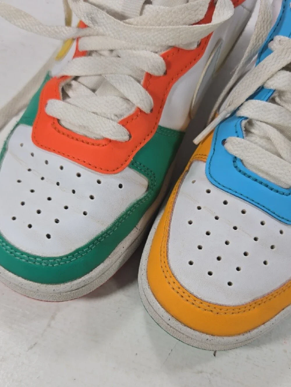 Nike Kids Court Borough Low Racraft Multicolor Sneakers 4